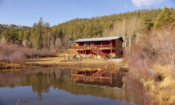 Greer Cabin | Secluded Cabin, Private Pond, Walk to Restaurants, 2 Separate Sleeping Units