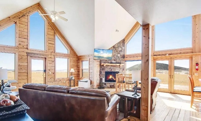 Fairplay Cabin | Secluded Cabin W Hot tub, Views & 159 Acres for ATV Riding!