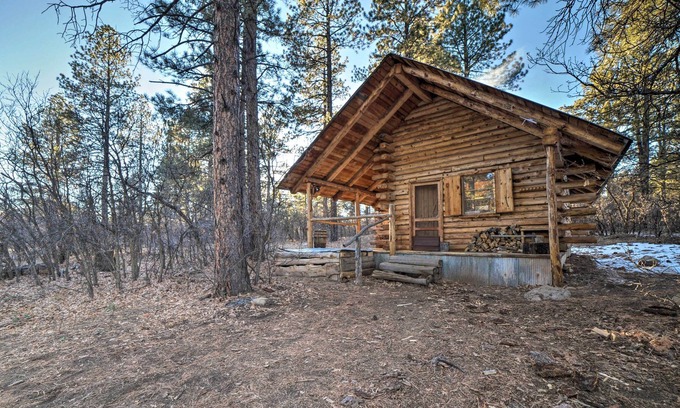 Mancos Apartment | Secluded Colorado Cabin - Fire Pit & Hiking Trails