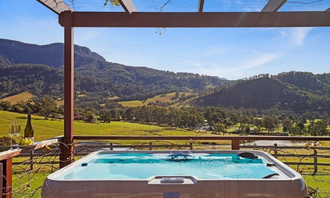 Calderwood Other | Secluded farm house stay - Private Pool & heated Spa