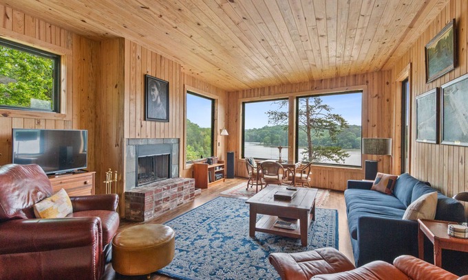Samantha Cabin | Secluded Lake Tuscaloosa Retreat - Family Cabin with Amazing Views!