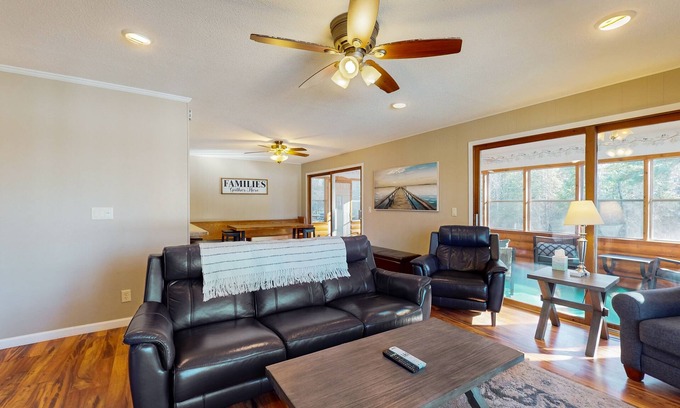 Tomahawk House | Secluded Lakefront Home w/Deck, Lake Views, Gas Grill & Private W/D - Dogs OK