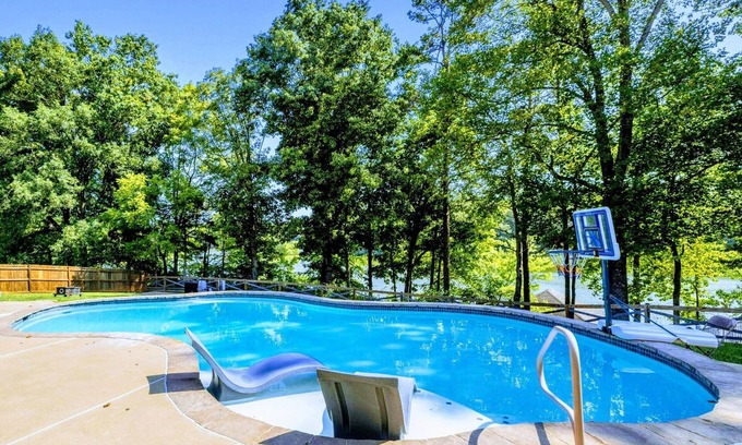 Sunrise Bay House | Secluded Lakefront | Private Pool | Dock | Hot Tub