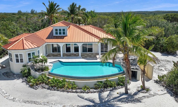 Sandy Point Villa | Secluded Luxury Beachfront Villa - Pristine Beach & Private Pool