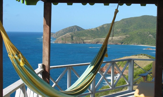 Falmouth Harbour House | Secluded skytop retreat with stunning sea and mountain Views