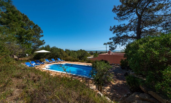 Tavira Villa | Secluded Villa with private pool and sea view terraces
