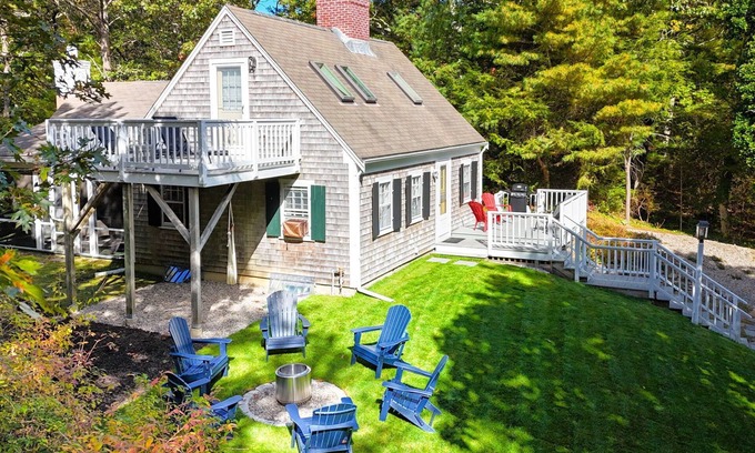 East Harwich House | Secluded, Walk to Rail Trail, Dog-Friendly Oasis