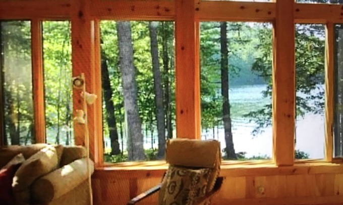 Porter House | Secluded waterfront cabin in Porter Maine