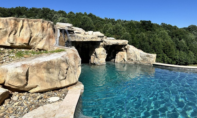 Taylorsville Villa | Seclusion in the Brushy Mountains Resort Style SPECTACULAR POOL