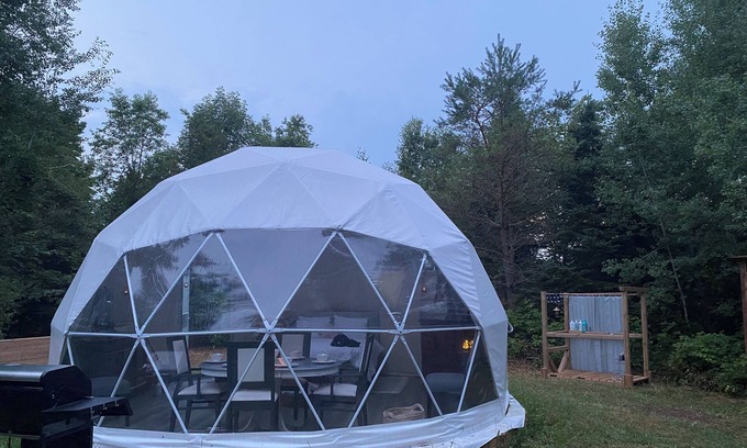 Tay Cabin | Secret Garden Star Gazing Dome Farm Experience