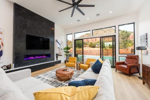 Sedona Villa | Sedona Sanctuary Luxury Home Pool & Spa