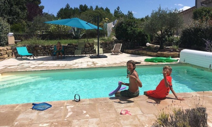 Les Assions House | Self-contained apartment in the countryside - South Ardèche with shared pool.
