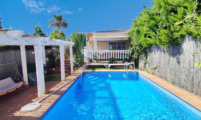 Cabo de Palos Ski Chalet | Semi-detached villa with large terrace with BBQ and private pool