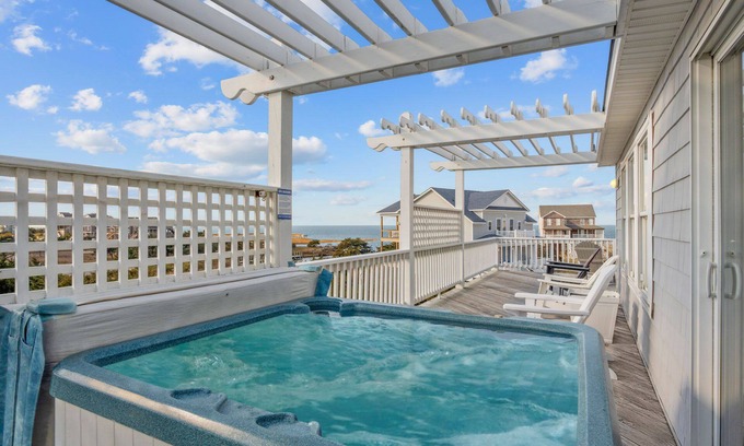 Wind Over Waves House | Semi-Soundfront w/Pool, Hot Tub, Game Room, Windsports Access, Cmty Boat Ramp