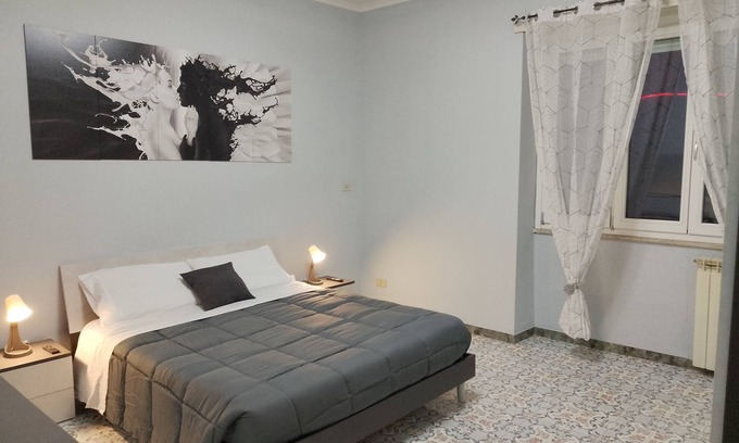 Gaeta Apartment | [Serapo Beach] Penthouse-150sqm with private parking, close to the sea and with a view.