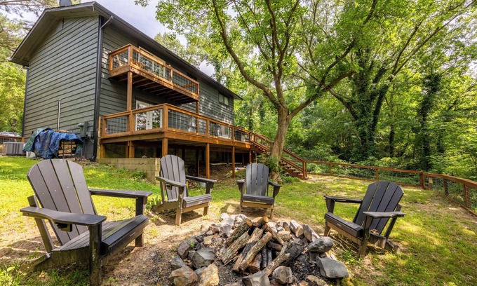Lake Catherine House | Serene 3-bedroom lake house with dock and fire pit in Hot Springs!