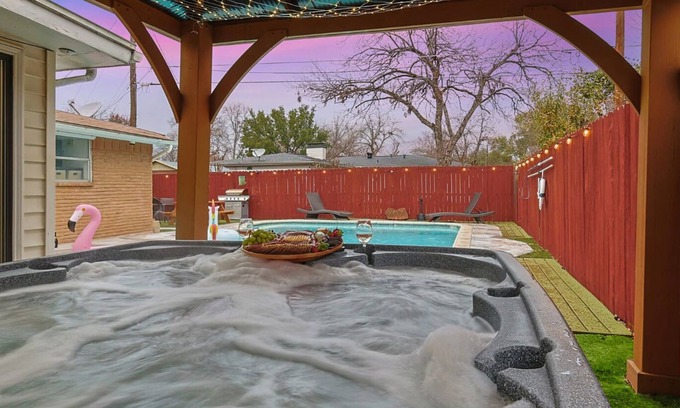 Irving House | Serene 5BR/2B Home with Pool, Hot Tub & Fire Pit