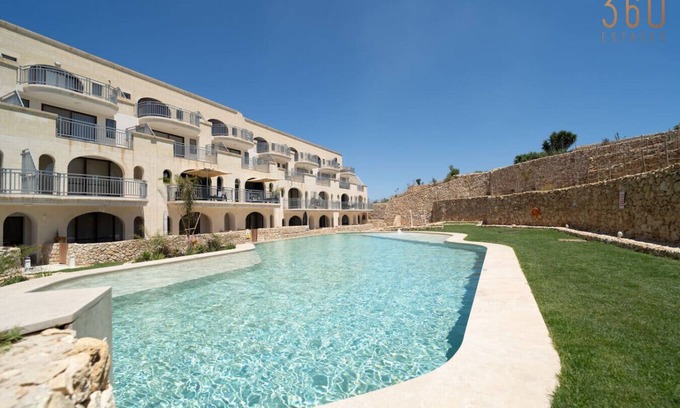 Qala Apartment | Serene Apt with Terrace & Pool & BBQ Access,Qala