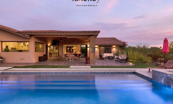 Carefree House | Serene by LuxeKey | Pool, Spa, Shuffleboard, Horseshoe & Desert Views