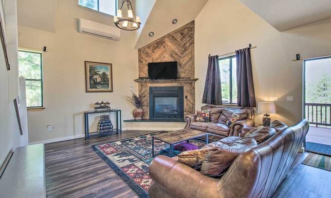 Heber Cabin | Serene Cabin: Coconino Nat'l Forest View!