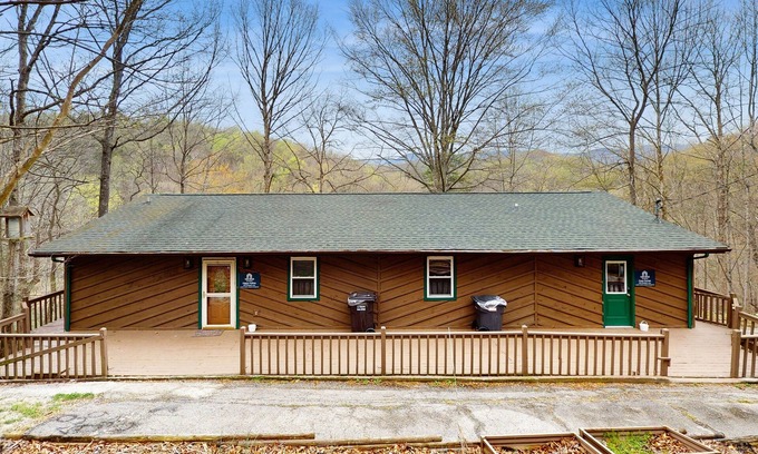 Caryville Cabin | Serene lake home with foosball, dartboard, luxe kitchen - dog friendly!