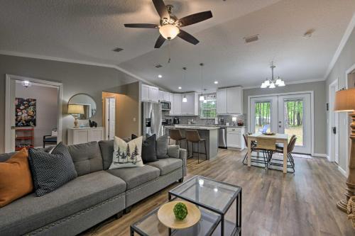 Boys Ranch House | Serene Live Oak Home with Fire Pit by River and SOSMP!