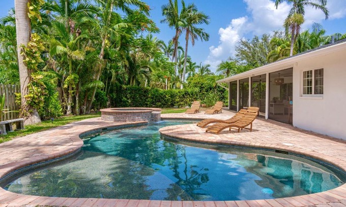 McGregor House | Serene Pool & Spa Home near Beaches & Downtown