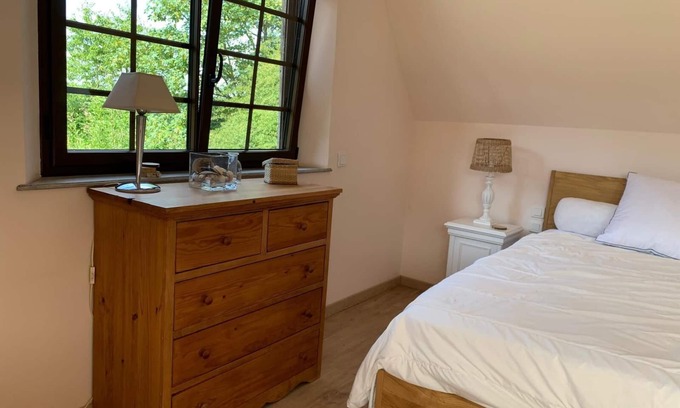 Le Brevedent Villa | Serene villa with heated and covered pool in Le Brévedent