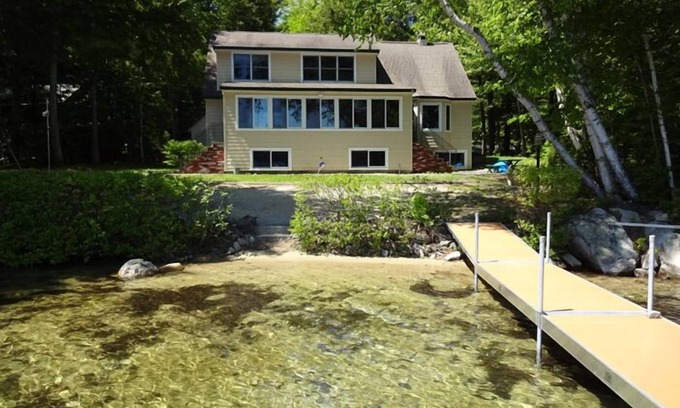 Naples House | Serene waterfront escape on Trickey Pond with beautiful sandy beach!
