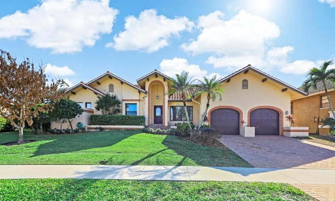Marco Island House | Serene waterfront home with pool, spa, and water view