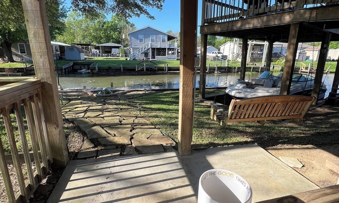 Willis House | Serene Waterfront Home- With Boat Parking and Access to Lake Conroe!