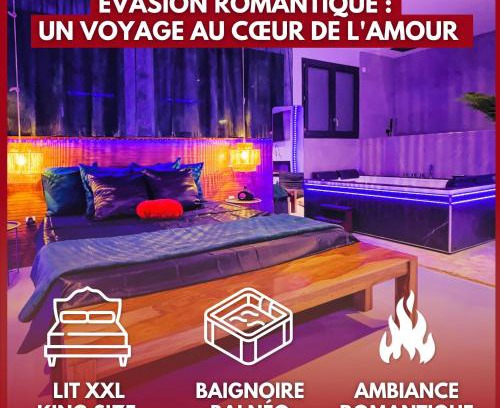 Venissieux Hotel | SERENITY Suite - Love room