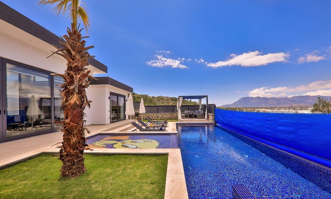 Kas Villa | Sevil Uno - Turkish Conservative Haven in Patara - 14x4m Pool, Stunning, Modern Luxury