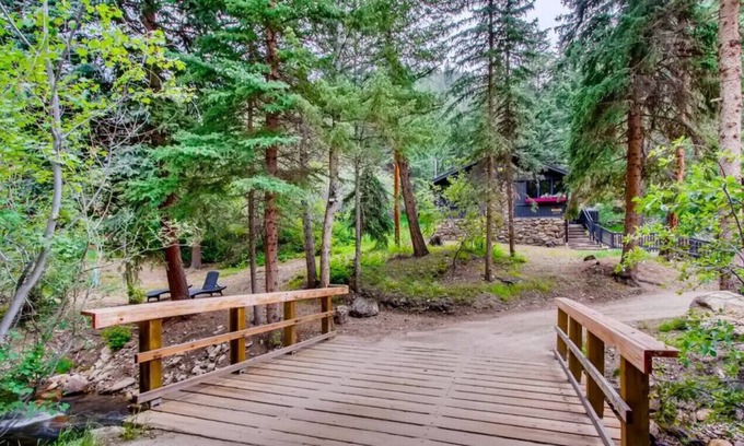 Idaho Springs Cabin | SHALE Vibrant & Chic Mod Stylish CREEKSIDE CABIN