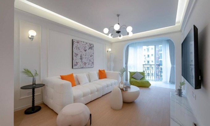 Changning Apartment | Shanghai High-end Zhongshan Apartment Designer Boutique Homestay Cozy 2-Bedroom
