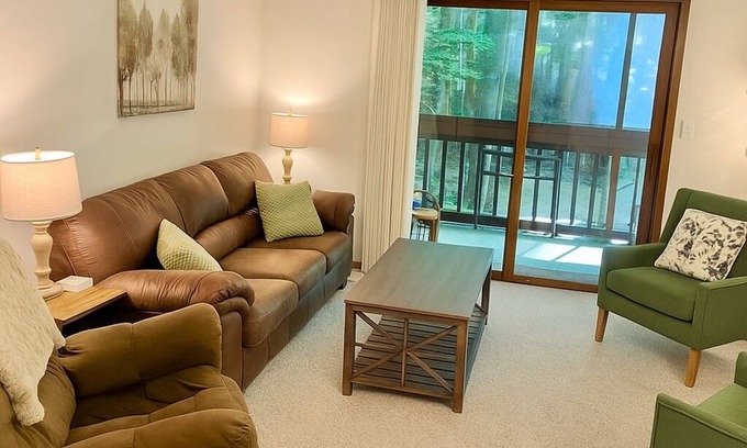 Bellaire Apartment | Shanty Creek Condo: Pool, beach, golf, relax!