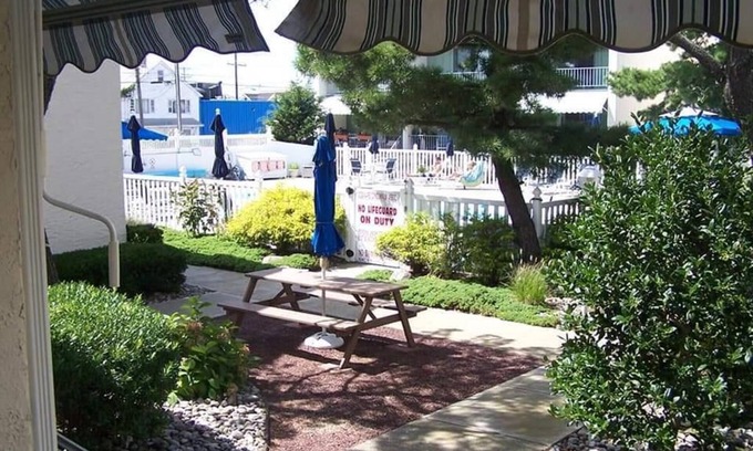 North Beach Haven Condo | Ship Bottom Ocean Block with Pool