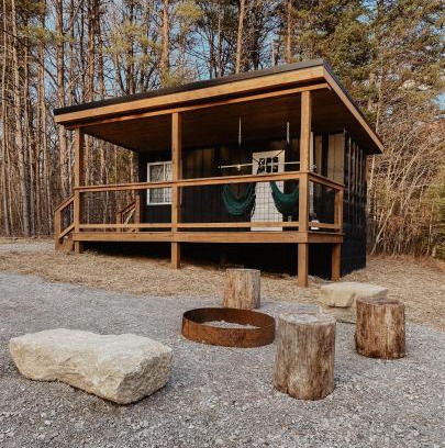 Dunlap Ski Chalet | Shipping Container Home near Fall Creek Falls State Park