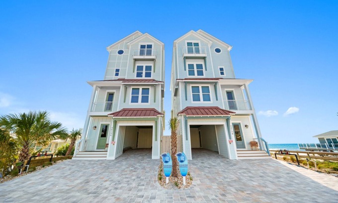 Lower Grand Lagoon House | "Shore Thing" Brand New Beachfront Rental Home in Panama City Beach - Perfect for Group Getaway!