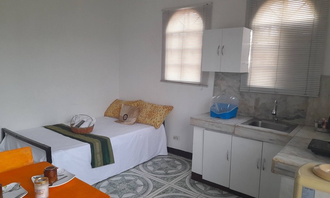 Diliman Condo | Short ride dine, bars,malls,schools,hosp.near beaches,volcanoes,Subic/Clark base