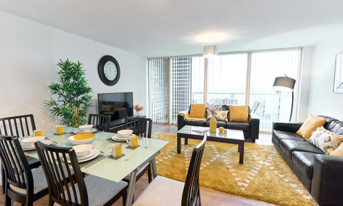 Central Milton Keynes Apartment | ShortstayMK Vizion apartments, with free superfast wi-fi, parking