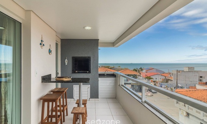 Itajuba Apartment | Side Sea View Apart 120m From the Beach EEI0303