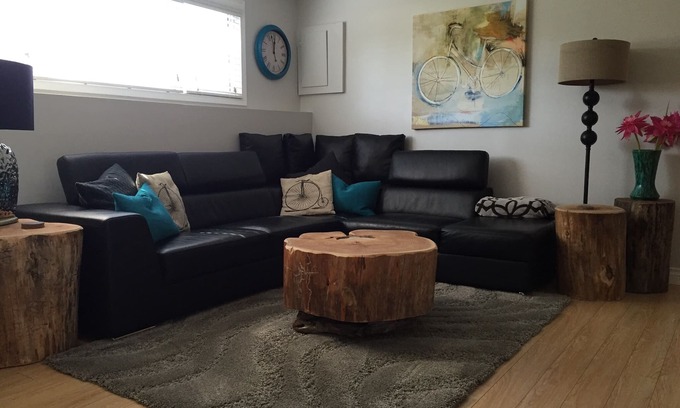 Sidney House | Sidney by the Sea 2 Bedroom 1 Bathroom Livingroom, In a private space