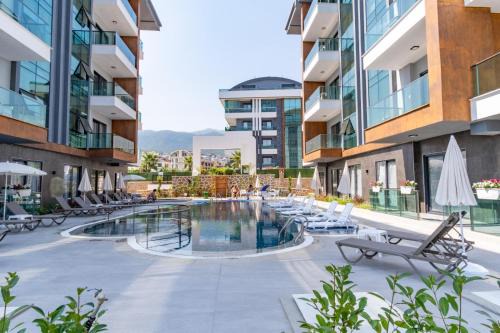 Alanya Apartment | Silece garden suite iki yatak odalı daire