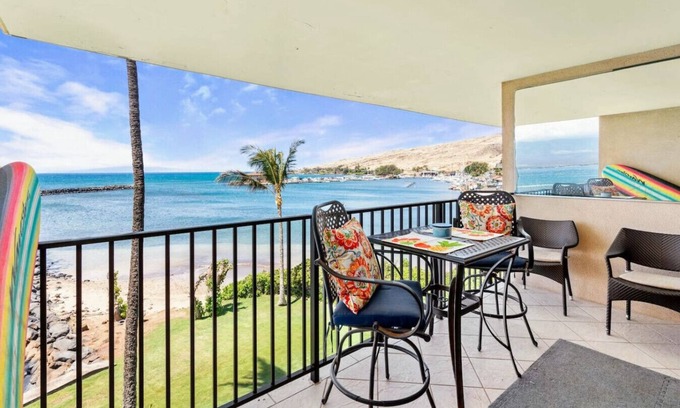 Maalaea Condo | Simply Amazing Oceanfront Condo! Milowai 310