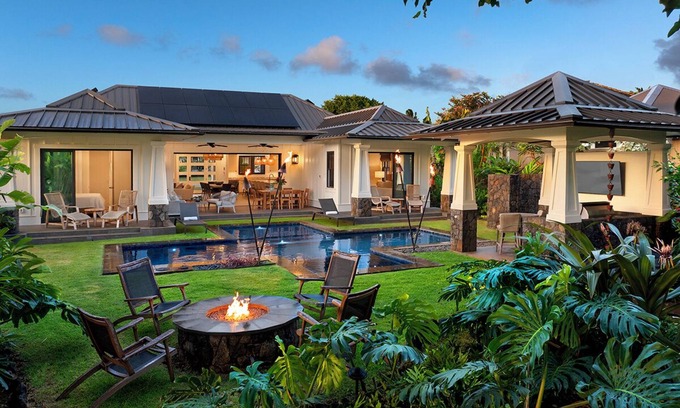 Poipu House | Simply Irresistible: Spacious, Charming Kukui'ula Villa w/Geometric Pool+Spa!