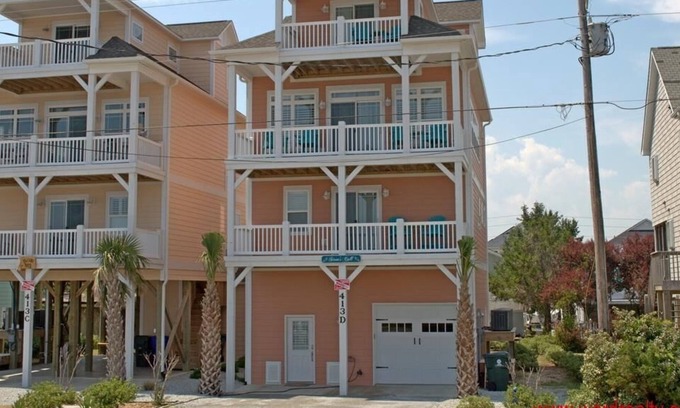 Surf City House | Siren's Call - Gorgeous 4BR Home with Elevator, Covered Porches!