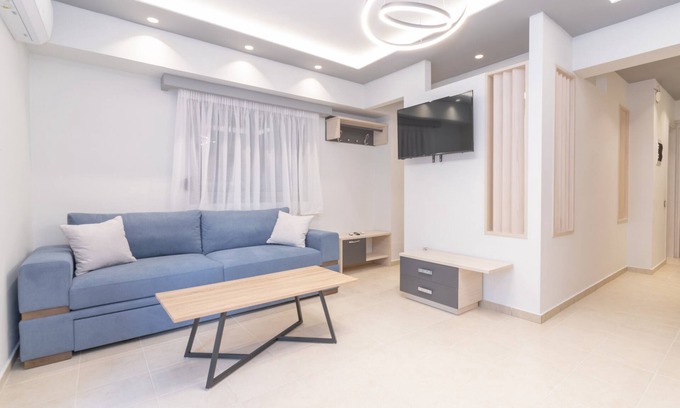 Neos Marmaras Apartment | SithoniaRS Luxury Ground Floor Apartment With Private Garden