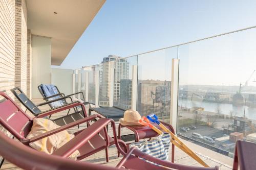 Ostend Apartment | Sixt Haven, panoramisch appartement Oosteroever, Oostende