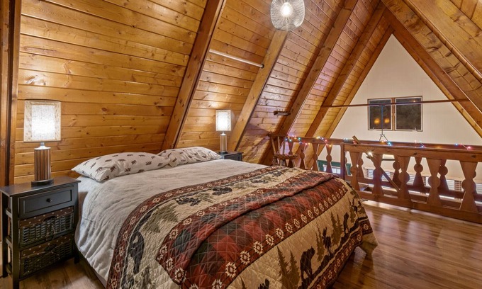 Boyne Falls Ski Chalet | Ski Friendly A-frame Surrounded by Nature